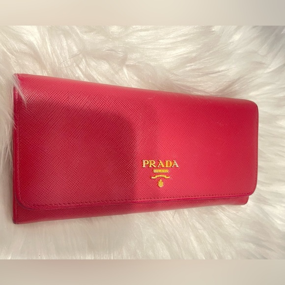 PRADA SAFFIANO LONG WALLET EUC - Picture 3 of 11